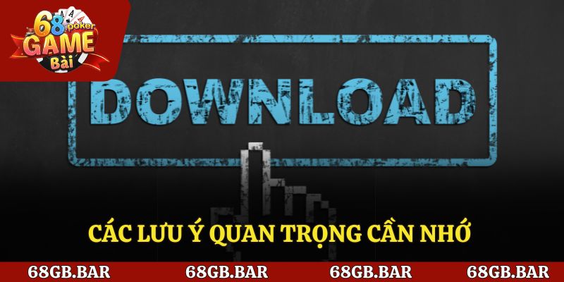 Một số lưu ý khi thực hiện