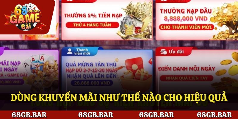 Dùng khuyến mãi như thế nào cho hiệu quả