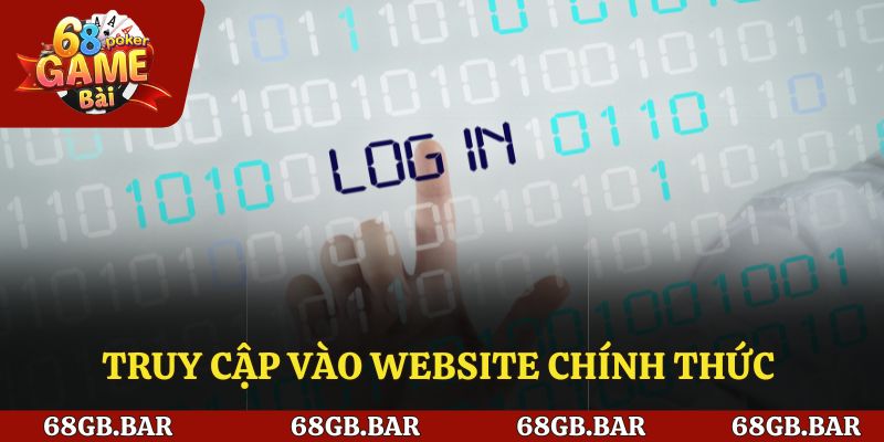 Nhấn vào website chính thức của cổng game